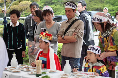 Izushi soba eating party